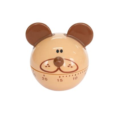 China Viable Cute Animal Timer With Ears Countdown Kitchen Timer Mechanical Timer for sale