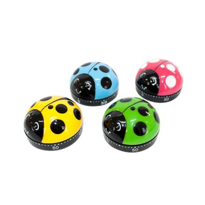 China Viable Wholesale Custom Color Scarabs Shape Mechanical Timer Kitchen Use Timer for sale