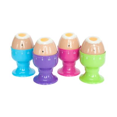 China Egg Viable Shape Mechanical Timer 60min Kitchen Timer for sale