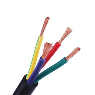 China Heating VDE Approved H05vv-f Electricall Cables 2/4/3/5 Core Pure Copper Flexible Cable for sale