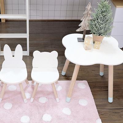 China Environmental Material Nodic Style Kids Table And Chair Wooden Kids Furniture For Bedroom for sale