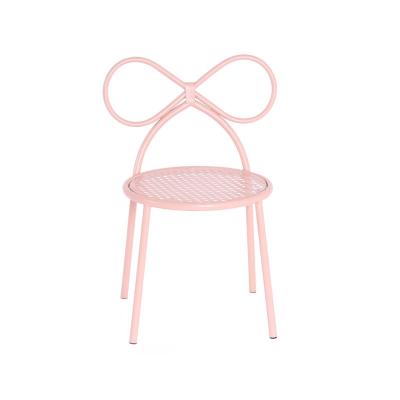 China Modern Kids Blush Bow Knot Chair For Baby Home Furniture for sale