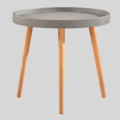 China Living Room Kids Furniture Small Round Magazine Plastic Table for sale