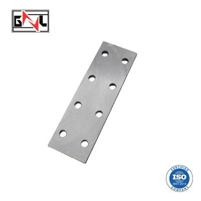 China Modern solid elevator guide rail fish plate for cabin side with bolt and nut for T70/75/89 for sale