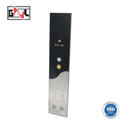 China Arylic 304ss Modern Wall Mounted COP Push Button Hotel Elevator COP for sale