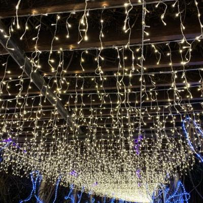 China Fairy String Lights Outdoor Christmas Decorations 220V 4m 72 Lights RGB Micro Led PVC Wire Wedding Fairy String Lights for sale