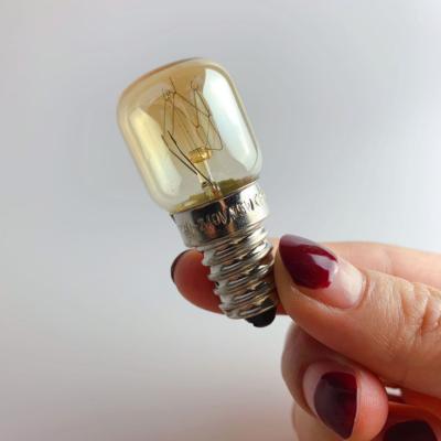 China Pygmy Screw Lamps Oven Bulb 15W 25W E14 300 Degree Oven Rated Light Bulbs Night Bulb Salt Lamp Bulb for sale