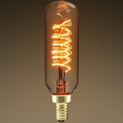 China All Design T8 Edison Bulb / 25W 40W 60W Vintage Decorative Antique Incandescent Tungsten Filament Tubular Light Bulb T25 E12 E14 Bulb for sale