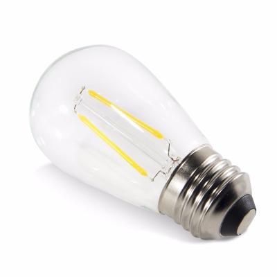 China Wholesale E26 E27 S14 Lighting Led String Light Bulb 1W 2W Clear Glass Led Filament Lamp Vintage Edison Bulb 110V 220V ST45 for sale