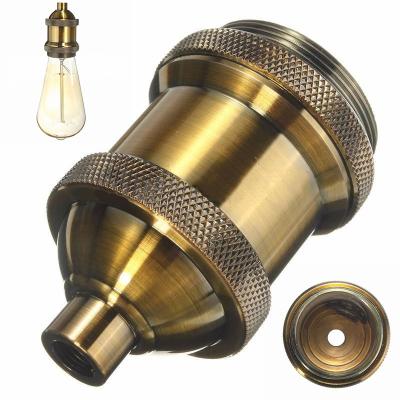 China Retro Edison Lamp Screw Holder Ceramic Chandelier Bulb Socket Holder Bracket E27 E26 Accessories 110V/220V for sale