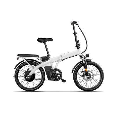 China 7 Speed ​​White Black Aluminum XS-EU201 For Adults Two Wheels With Lithium Battery Mini Electric Bike for sale