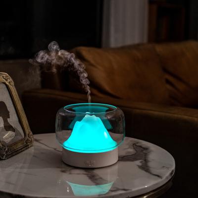 China Smart Household 400ml Essential Oil Humidifier Aroma Diffuser With Coloful Light for sale