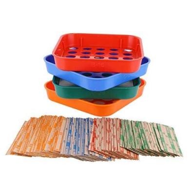 China Sorting Coins Easy to Use Time Saving Free Coin Wrappers 4 Color-Coded Sorting Trays and Wrap Coin Tubes for sale