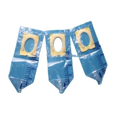 China PVC 100ml Pediatric Urine Collectors And Urine Bags For Baby for sale