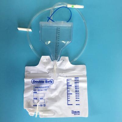 China URINE METER BAG LUXURY DRAINAGE BAG URINE METER BAG Medical Grade PVC URINE GOOD QUALITY for sale