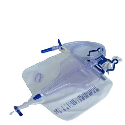 China High Quality Sterile Economic Male Disposable Mobile Portable 2000ml PVC Urine Bag for sale