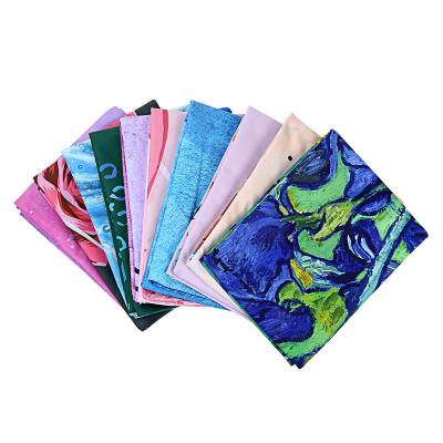 China Hot Selling Anti Slip Non Slip Custom Printed Private Label Yoga Towels Microfiber Yoga Mat Towel for sale