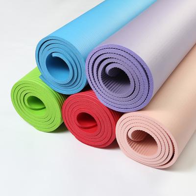 China High Density Anti Slip Exercise NBR Leopard Yoga Mat New Popular Best Quality SlipWear-Resistant Eco-Friendly for sale