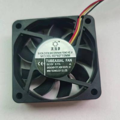 China Min Cooling Fan 60*60*15MM Silent High Power Hotel Fan Axial Fans DC12V for sale