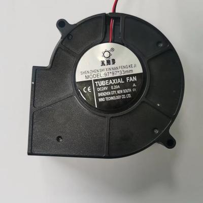 China Low Noise Yofolon 97x97x33mm 12V 24V High Flow Car Seat DC Blower Fan Axial OEM Customized Ball Air Parts Building Sales for sale