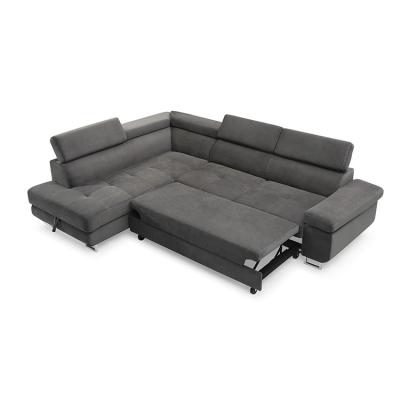 China Factory Adjustable French European Hot Sales Luxury Corner Sofa Bed (Other) With Storage for sale