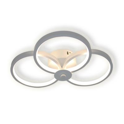 China Modern Ultra Thin Ring Led Pop Surface Mounted Metal Ceiling Lamp Round Remote Design for sale