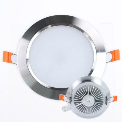 China MODERN High Power Recessed Chrome 3W 5W 7W 15W 220V White Cutout D165mm Recessed Downlight Dimmable LED for sale