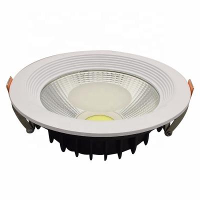 China 10 Inch High Power 30w Residential Cheap Recessed Cut Out Adjustable Cob Mounted Smd Outdoor LED 110m Downlight for sale