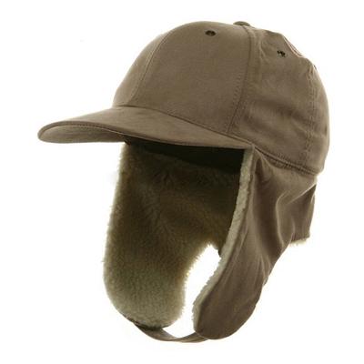 China Meidiney COMMON Ear Khaki Fitted Fin Hunting Trooper Trapper Winter Baseball Hat Cap for sale