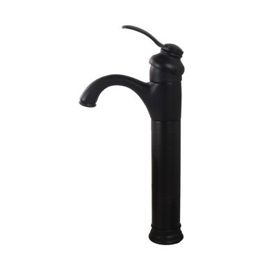 China Superb Color Black Color Metered Water Saving Faucets Quality Single Handle Basin Faucet for sale