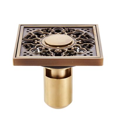 China Modern Brass Drain Catcher Floor Drain For Bathroom Shower Drain Cover for sale