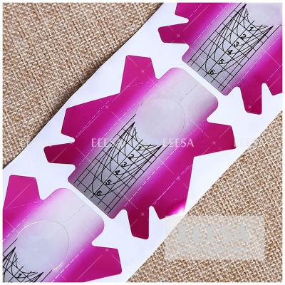 China 500pcs Gel Nail Form Acrylic Gel Hard Gel Polygel Builder Guide Tools for sale