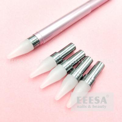 China Multifunctioneel vervang Spijker Stippelend Pen Pencil Rhinestone Picker Tip-Washoofd Te koop