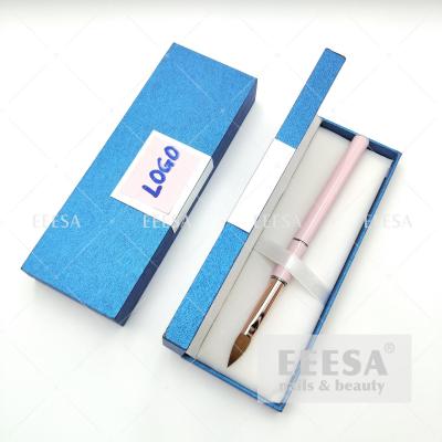 China Caja azul de Pen Custom Logo Packaging Gift de la herramienta del cepillo del clavo de la manicura en venta