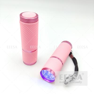 China El rosa para la antorcha 9W de la curación de la manicura de la belleza de los clavos llevó la linterna de la lámpara del clavo en venta