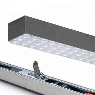 China Modern supermarket led linear light 50w seamless connect led lights for sale