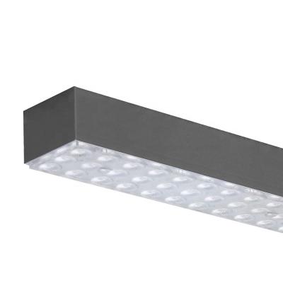 China Office Seamless Suspended Light Led Ceiling Light Linear Fixture for sale