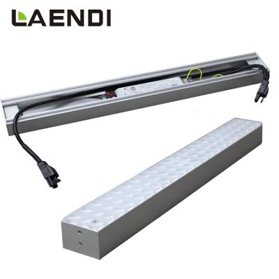 China Aluminum+LENS 25W 2ft Desk Led Batten Light 120lm/w 30 60 90 Degree for sale