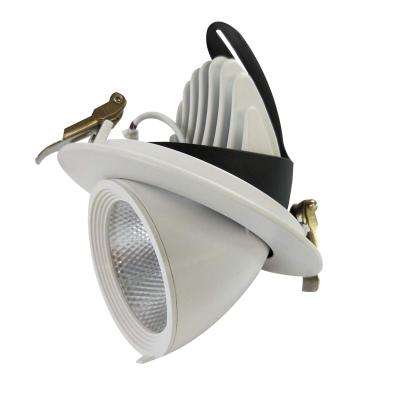 China Gimbal EU version led wall washer adjustable downlight 30w cob led downlight 100-240Vac for sale