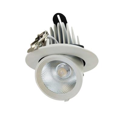 China EUROPEAN 4 Inch 15W 1500lm Recessed Gimbal LED Downlight Trimless Led Downlight For European Market for sale