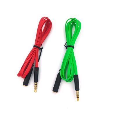 China Camera Fine Quality 3.5mm Stereo Audio And Video Headphone Cable Extension Cord for sale