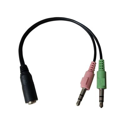 China Camera Guaranteed Quality Computer Earphone Adapter Cable Jack 3.5 2male to Female Splitter Supplement Audio Cables for sale