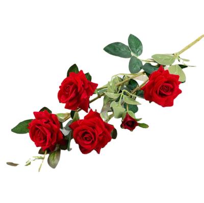 China Wedding Decor Popular High Quality Artificial Rose for sale