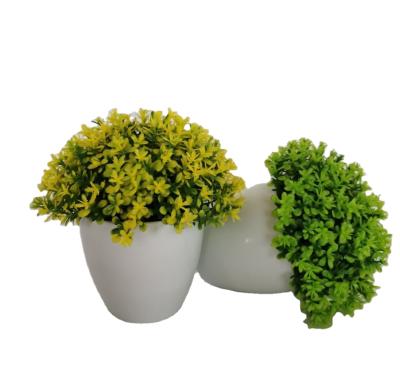 China Wedding decor new high quality flower pot with artificial flower for restaurant garden home decoration for sale