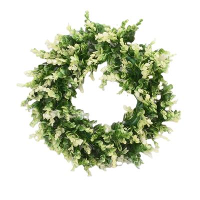 China Wedding Decor Artificial Flower Christmas Leaf Garlands Hang On The Door for sale