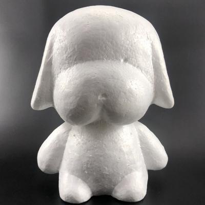 China KT Dog Cat Animal Pug Model Love Unicorn Rabbit Bear Rose Model Foam Animal Foam Model for DIY Mother's Day Valentine's Day Birthday Gift for sale