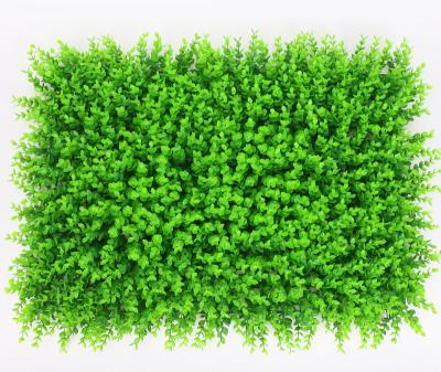 China Plastic Artificial Flowers Plastic Eucalyptus Grass Flower Lawn Decoration For Wall Decor for sale