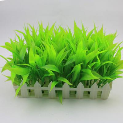 China Wedding Decor Green Artificial Flower Grass Fence Decoration For School Garden Decor for sale