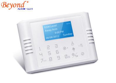 China Quad-Band Dual Network Touch Keypad LCD Display GSM Alarm System for sale