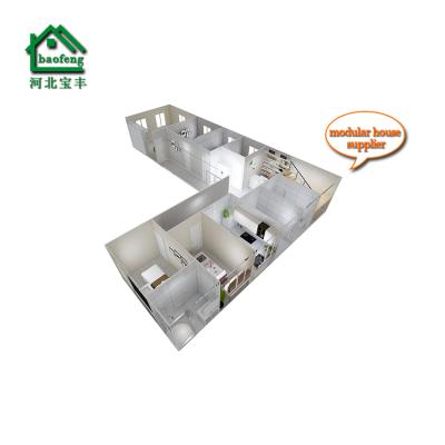 China Steel Material Modern Villa Use And Luxury Prefab House for sale